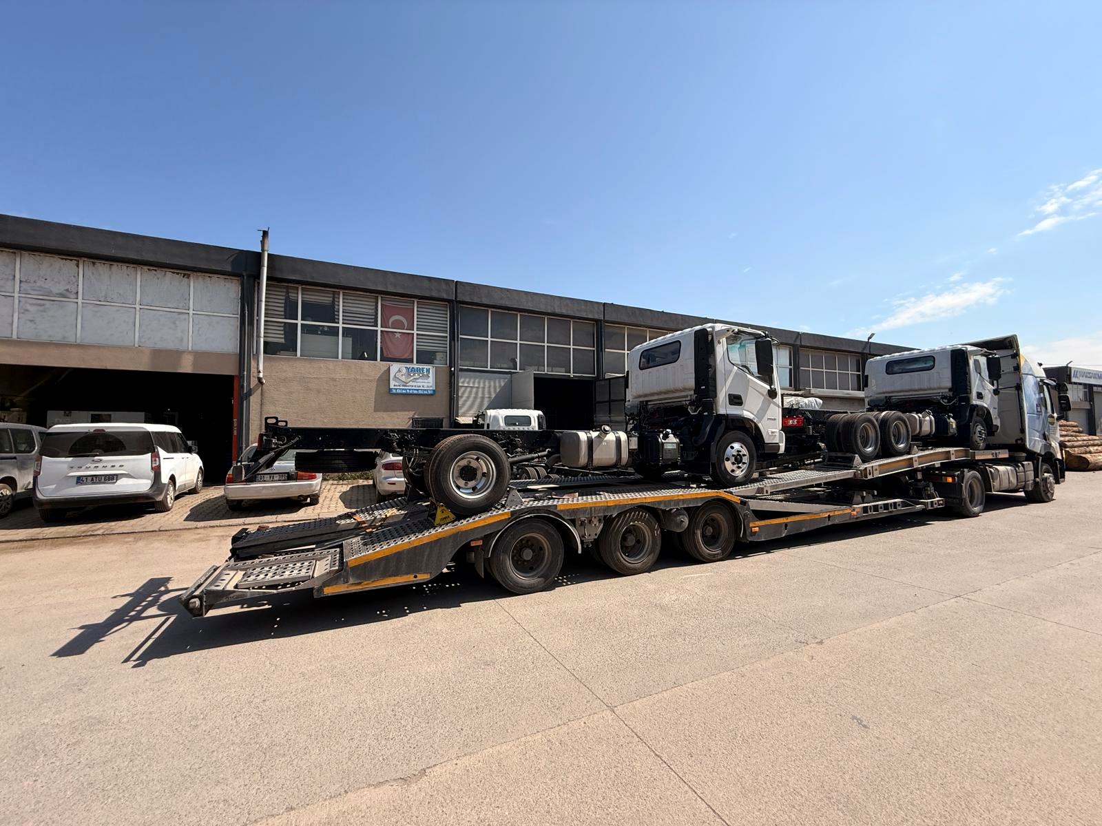 Modified vehicles take to the road.
